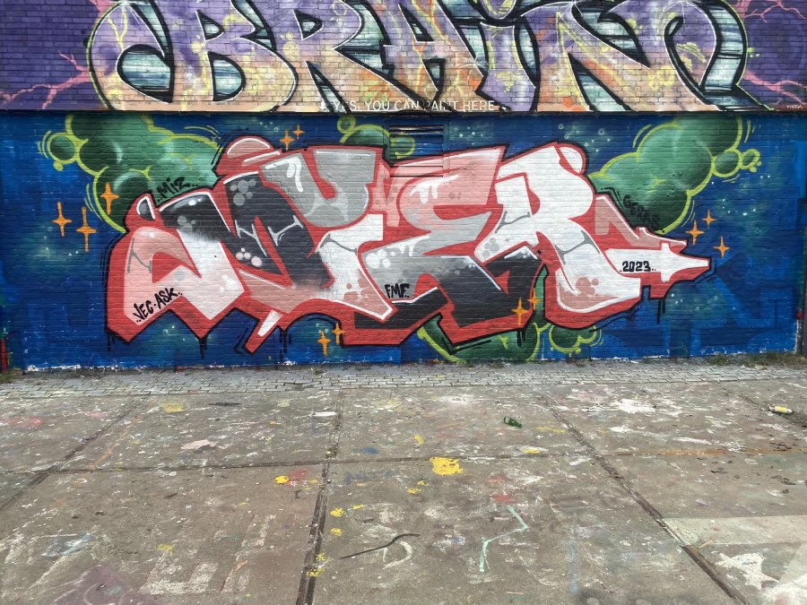 myer, ndsm, graffiti, amsterdam